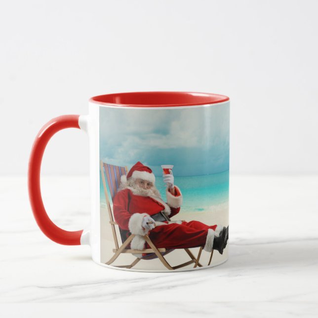 Santa Claus Summer Mug (Left)