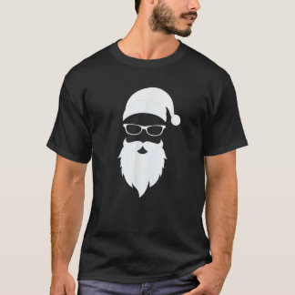 Santa Claus Sunglasses Funny Hipster Women Men Chr T-Shirt
