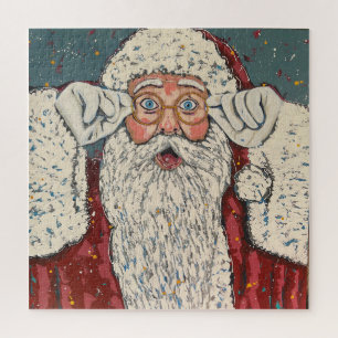 Santa Claus Surprised Jigsaw Puzzle