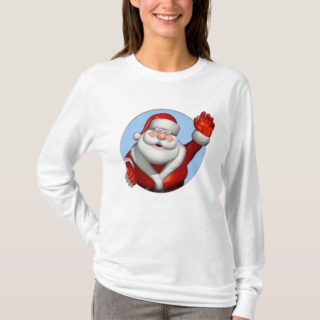 Santa Claus T-Shirt Women (Front)