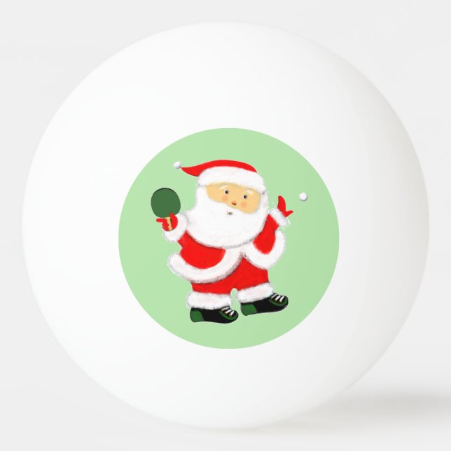 Santa Claus table tennis balls (Front)