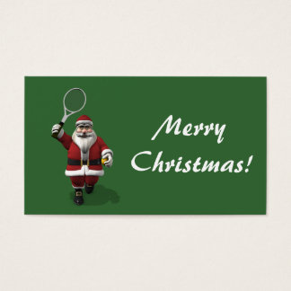 Santa Claus Tennis Player