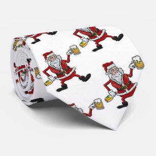 ***SANTA CLAUS THE TOTAL BEER DRINKER*** TIE