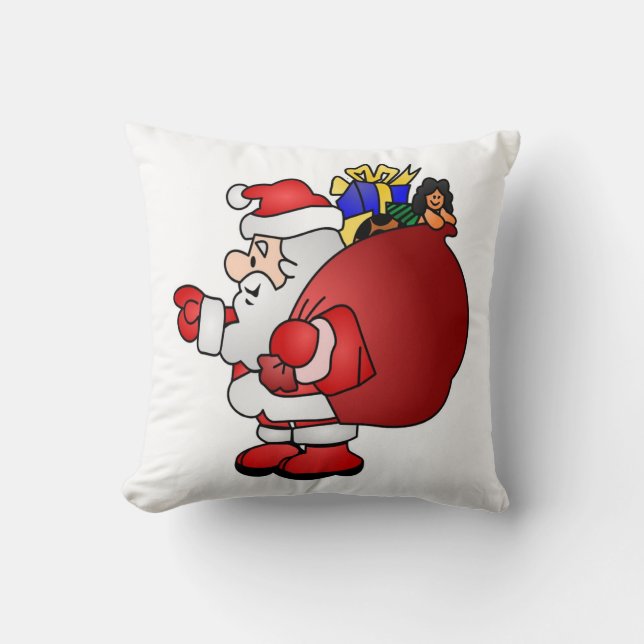 SANTA CLAUS THROW PILLOW (Front)
