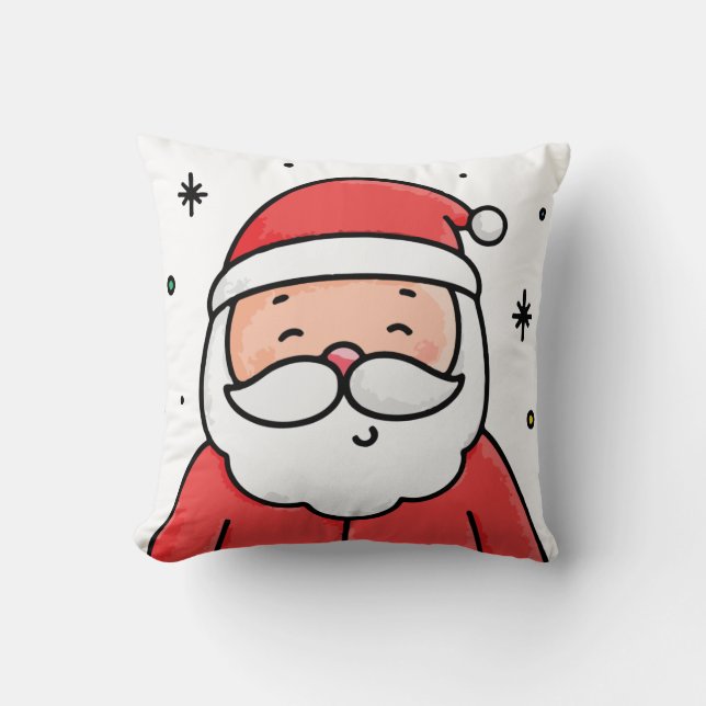 SANTA CLAUS THROW PILLOW (Front)