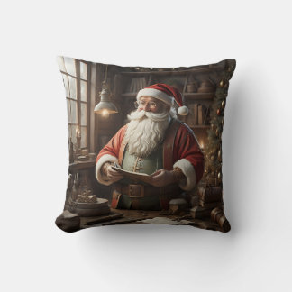 Santa Claus Throw Pillow