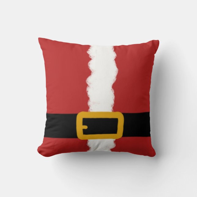 Santa Claus Throw Pillow (Front)