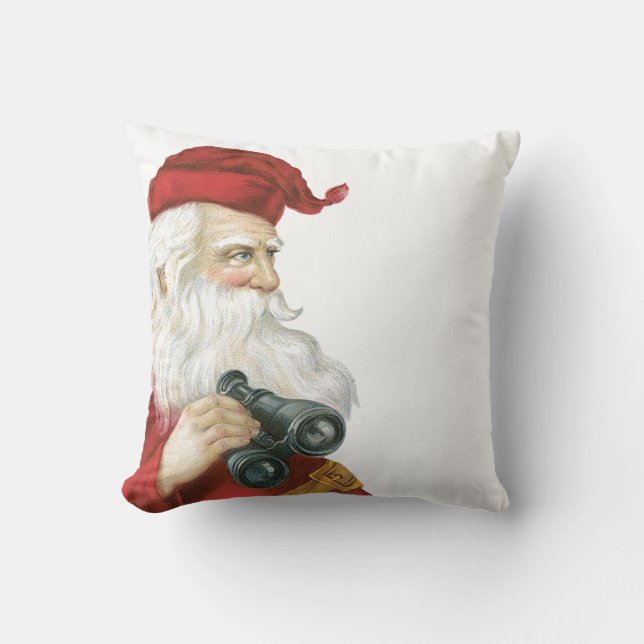 Santa Claus Throw Pillow (Front)