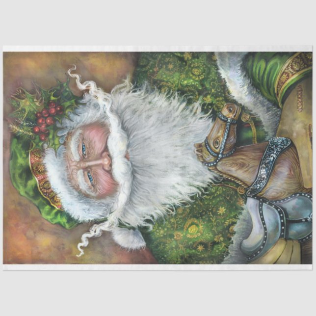 Santa Claus Tissue Paper (Front)