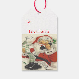 Santa Claus To: From: Christmas Gift Tags