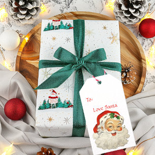 Santa Claus To: From: Christmas   Gift Tags