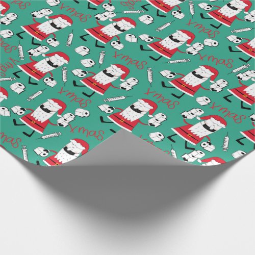 Santa Claus Toilet Paper and Face Mask Pattern