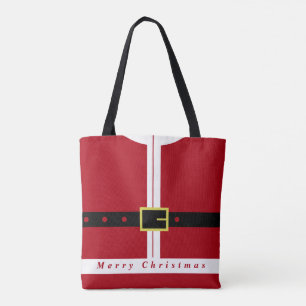 Santa Claus Tote Bag Merry Christmas