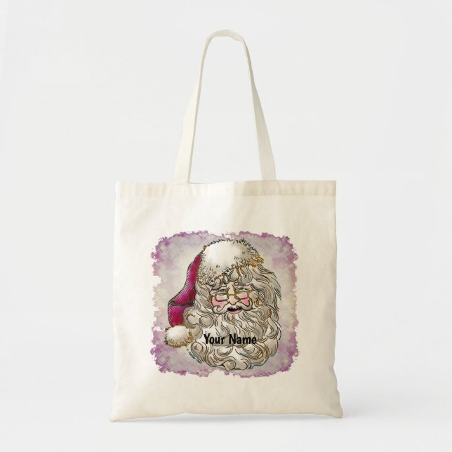 Santa Claus   tote bags (Front)