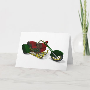 Santa Claus' Trike Holiday Card