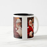 Santa Claus Two-Tone Coffee Mug