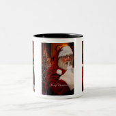 Santa Claus Two-Tone Coffee Mug (Center)