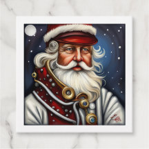 Santa Claus Vintage Style Holiday