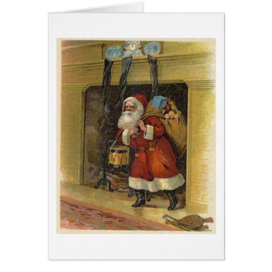 Santa Claus Visits Card