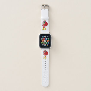 Santa Claus Wearing Big Yellow Boots Apple Watch Band