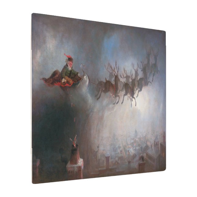 Santa Claus | William Holbrook Beard | Metal Print (Angled)