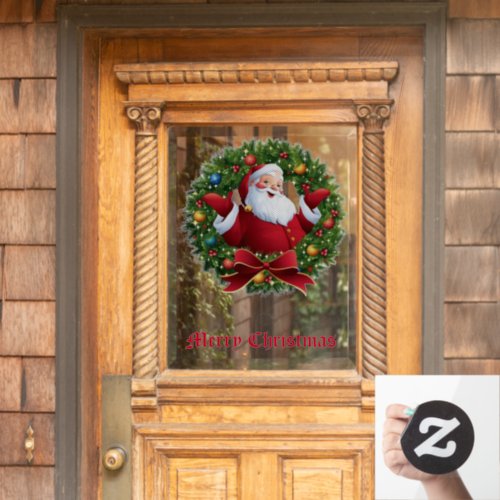 Santa Claus Window Cling