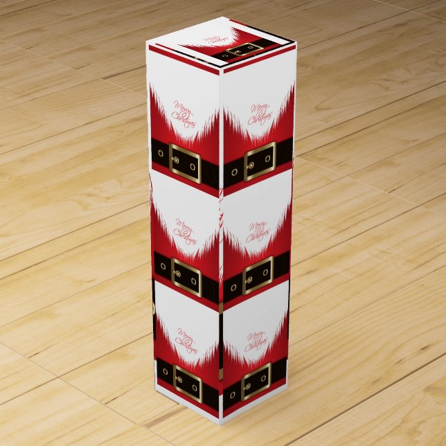 Santa Claus  Wine Box (Front)