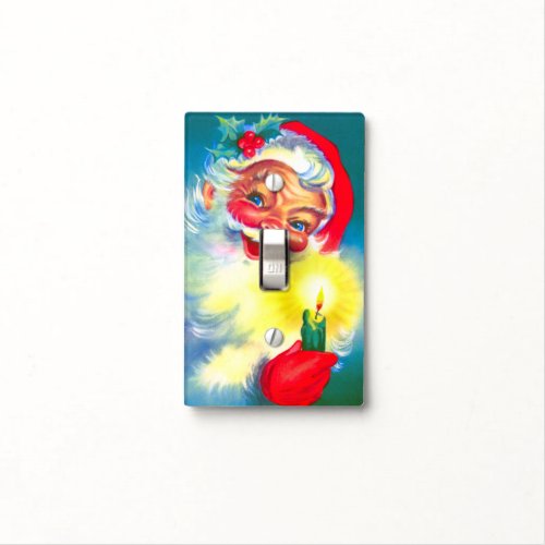 Santa Claus With Candle Light Switch Cover