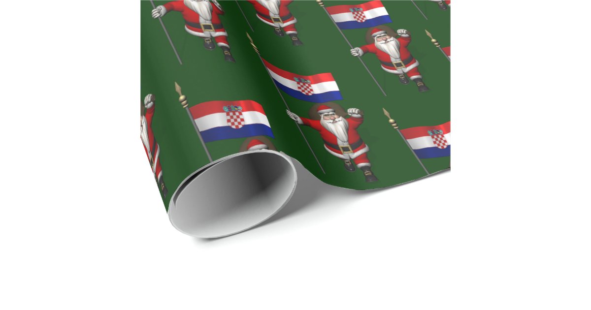 Christmas Santa Clause Toy Company North Pole Wrapping Paper