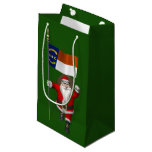 Santa Claus With Ensign Of North Carolina Small Gift Bag