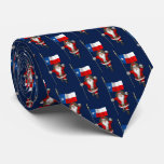 Santa Claus With Flag Of Texas Neck Tie at Zazzle