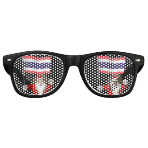 Santa Claus With Flag Of Thailand Retro Sunglasses