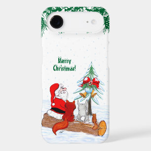 Santa Claus with Rabbit Fox and Squirrel iPhone 17 Air Case