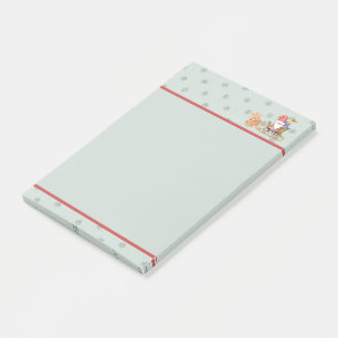 Santa Claus with Reindeer and Holiday Sleigh Post-it Notes