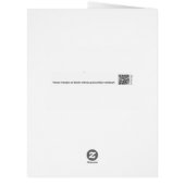 Santa Claus with sociable laugh Cards (Back)