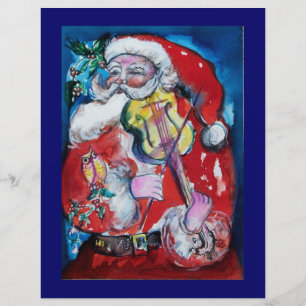 SANTA CLAUS WITH VIOLIN FLYER