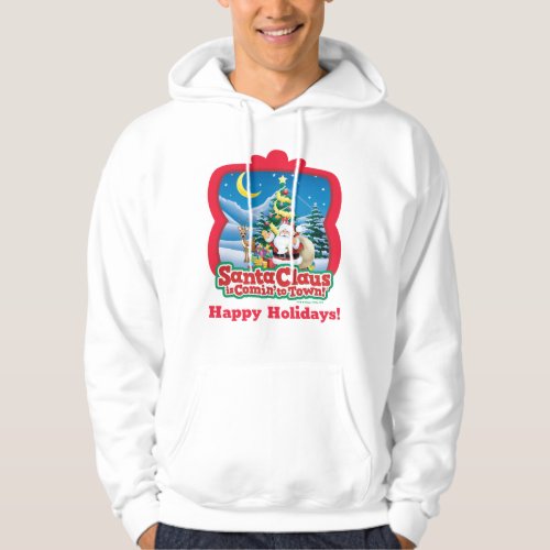 Santa Claus Woodland Toy Delivery Hoodie