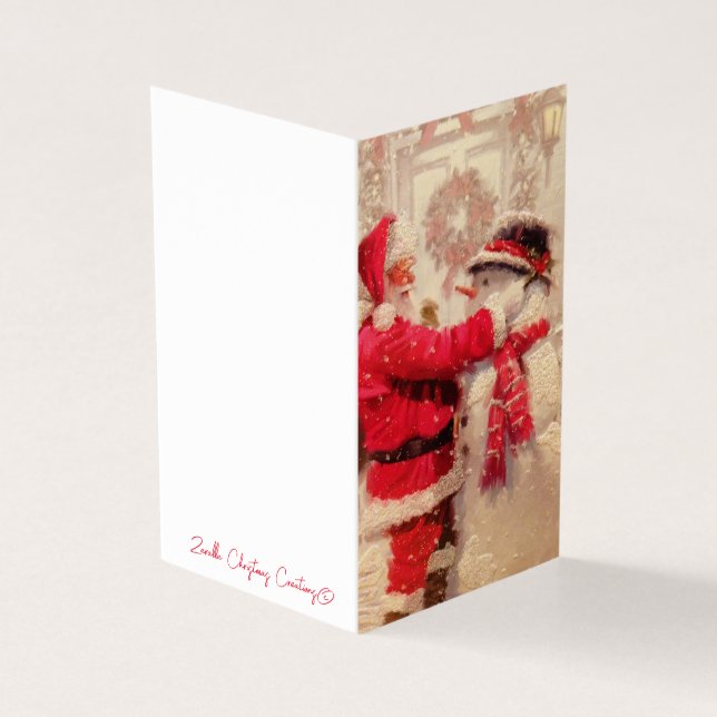  Santa Claus' Words of Wisdom Christmas Card (Outside)