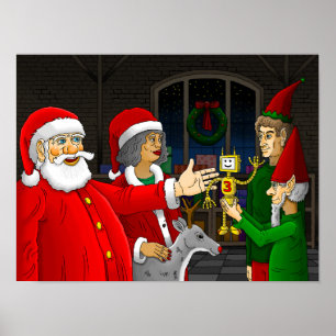 Santa Claus Workshop Poster