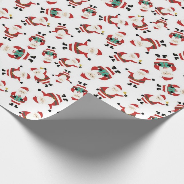 Santa Claus Wrapping Paper (Corner)