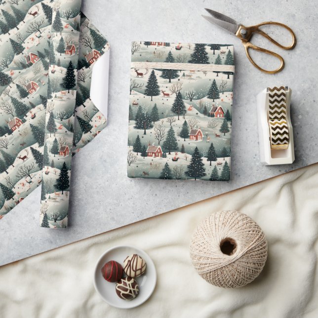 Santa Claus  Wrapping Paper (Crafts)