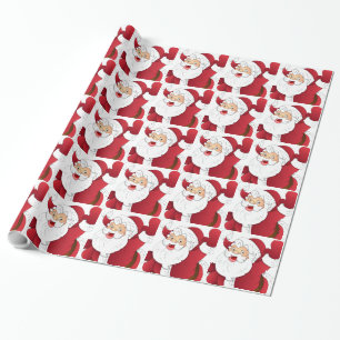 Santa Claus wrapping paper. Paper
