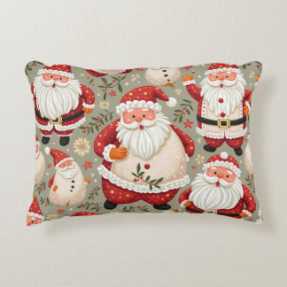Santa Claus, X-MAS Accent Pillow