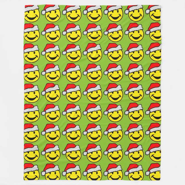 Santa Claus your backgr. & ideas Fleece Blanket (Front)