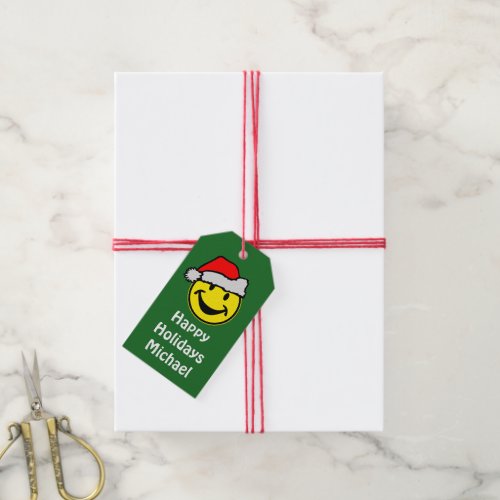 Santa Claus your backgr  ideas Gift Tags