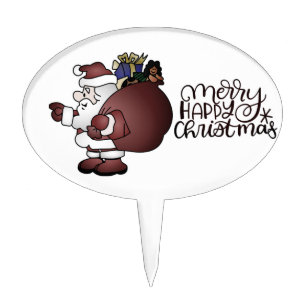 Santa Clause Cake Topper