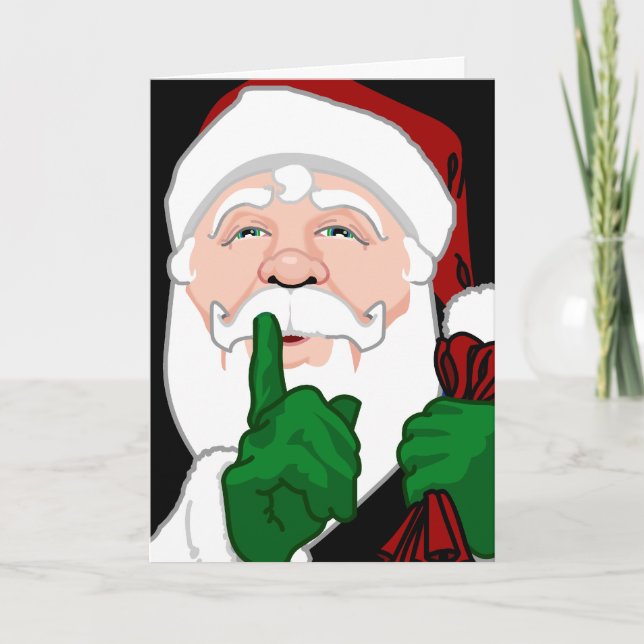 Santa Clause Card Christmas Greeting Card (Front)
