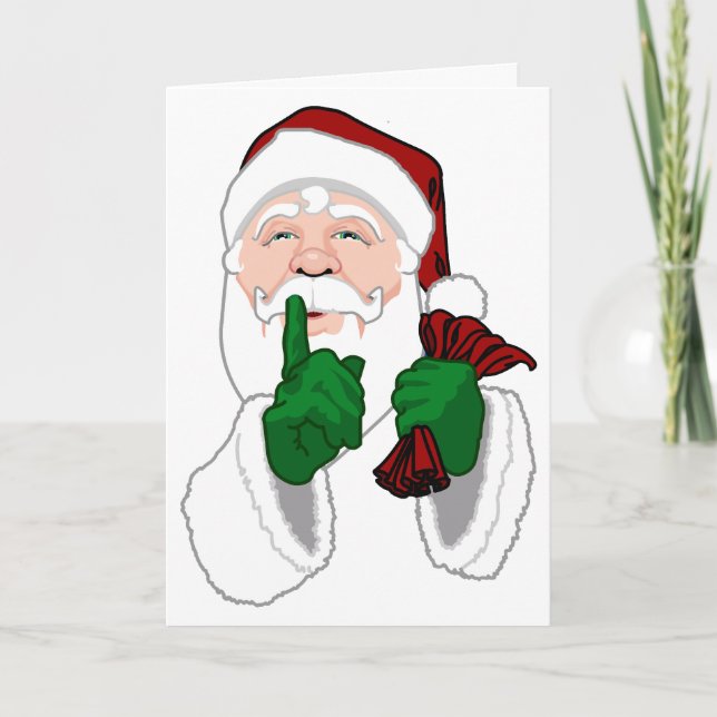 Santa Clause Cards Christmas Greetings Card (Front)