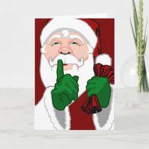 Santa Clause Cards Custom Christmas Greetings Card