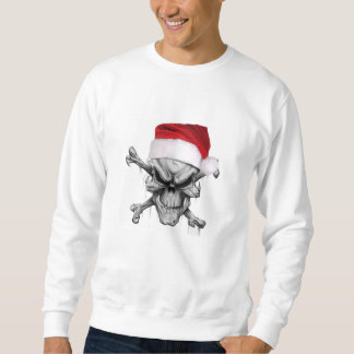 Santa Clause Christmas Skull Sweater